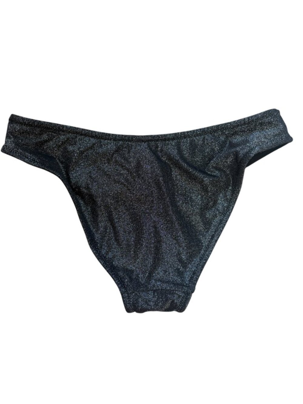 EUC Yitty by Fabletics Black Metallic Bikini Bottoms Small - Picture 2 of 2